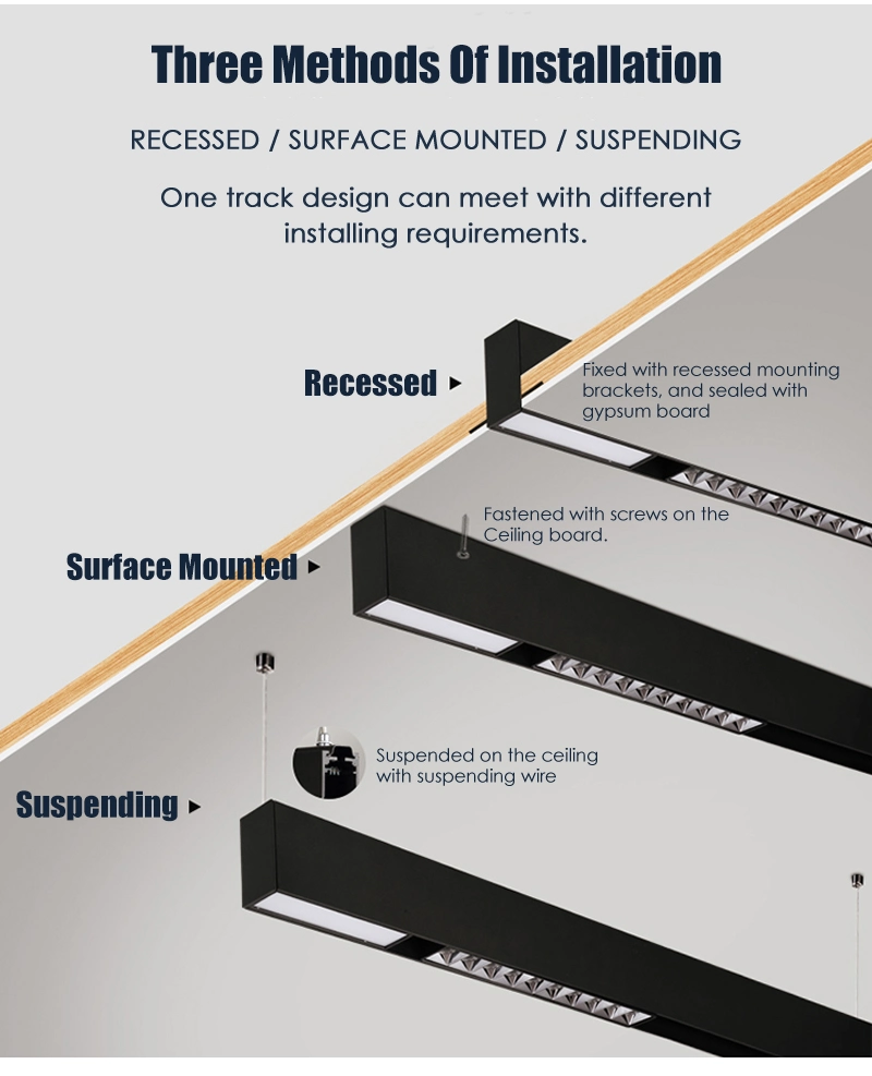 High-Performance Multi-Head LED Track Lighting Solution Tuya/Mijia Intelligent Smart Control